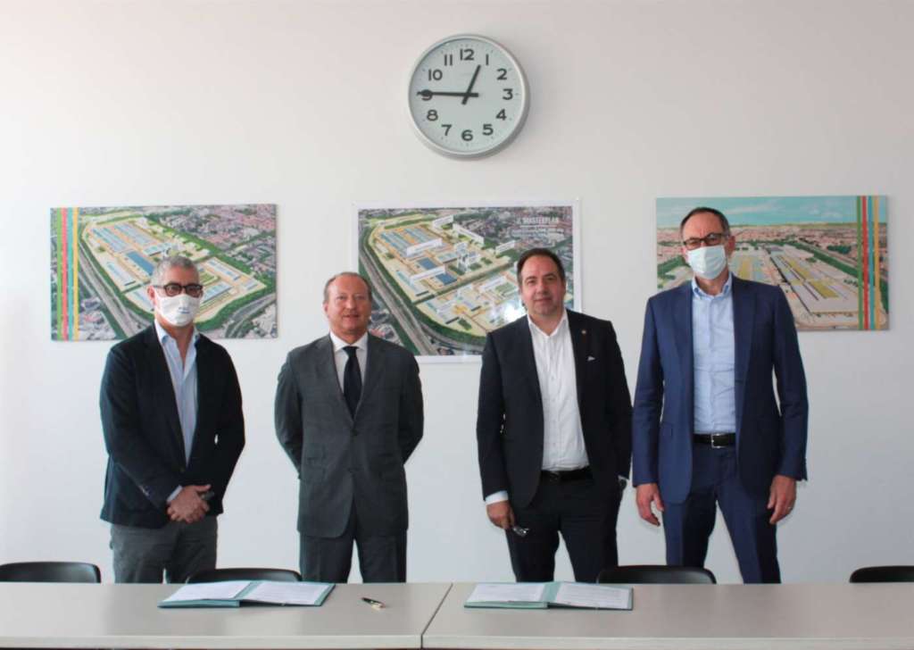 Firma dell'accordo tra Sogemi e Veronamercato