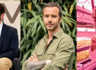 Da sinistra: Mattia Accorsi, Luca Travaglini, Pierluigi Giuliani,i protagonisti del fuori suolo italiano