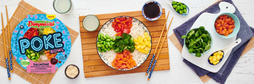 Poke Bowl DimmidiSì salmone prodotto da La Linea Verde