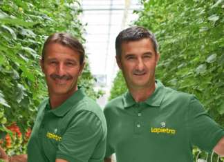 I fratelli Enzo e Lino Lapietra, titolari dell'azienda agricola omonima