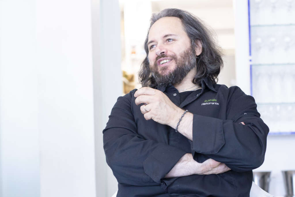 Lo chef del ristorante Euthalia Gian Michele Galliano