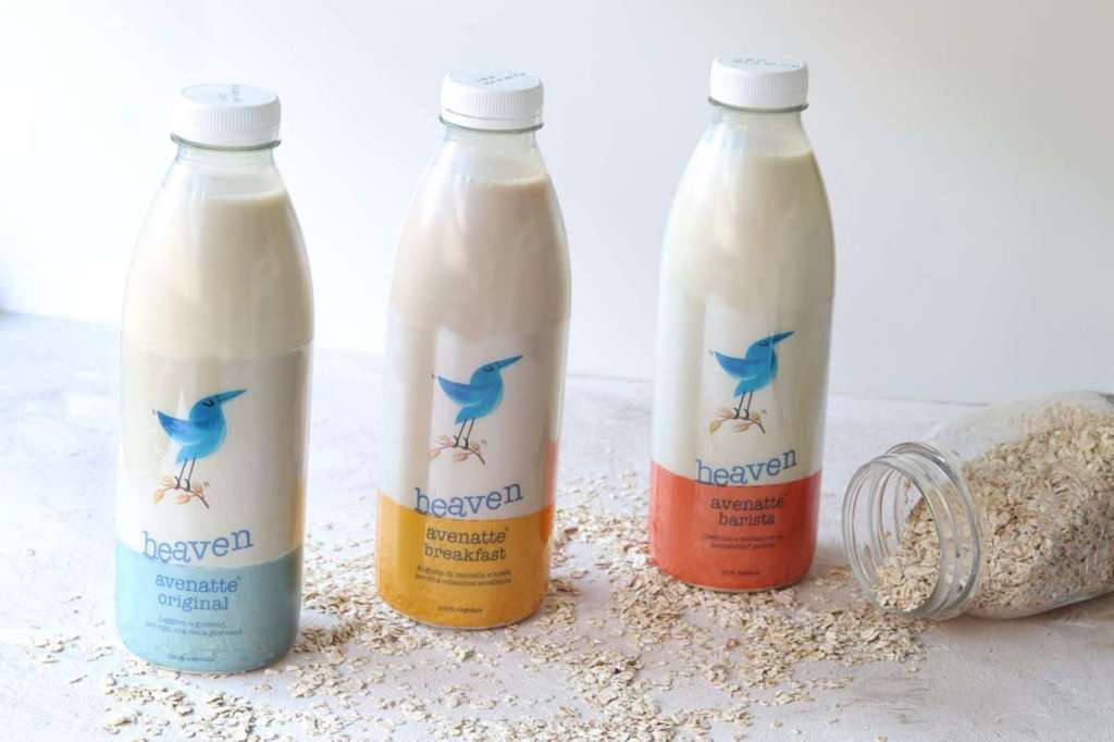 La linea completa delle bevande vegetali Heaven a base di avena