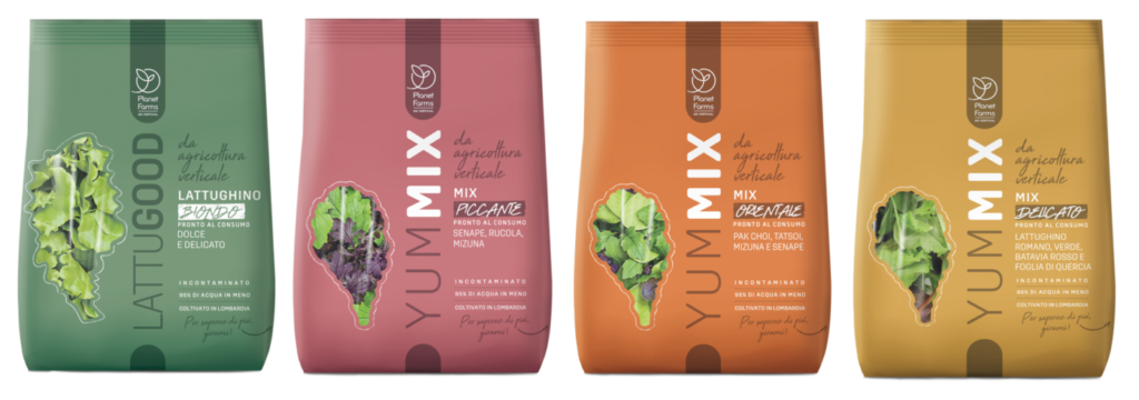 Le insalate Planet Farms da vertical farming