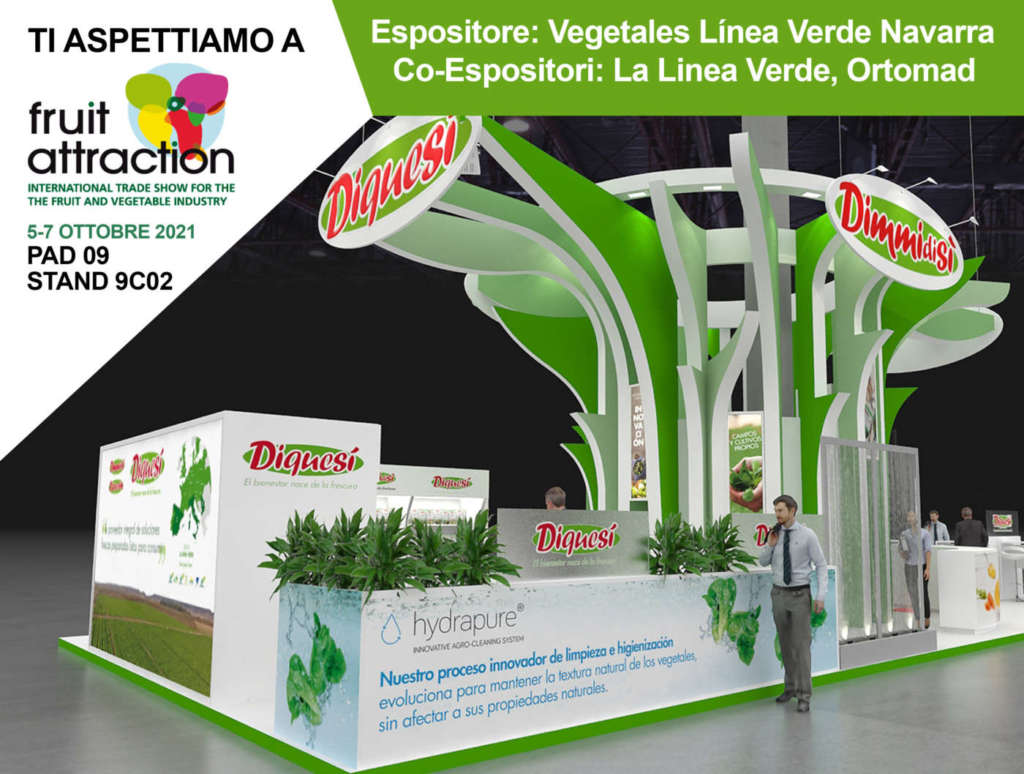 Lo stand di Ortomad a Fruit Attraction, a Madrid