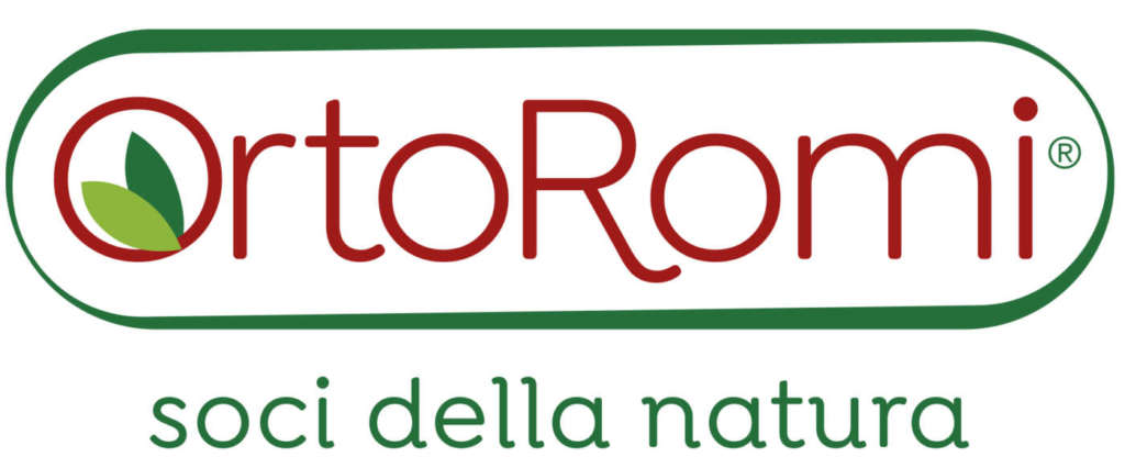 Il nuovo logo OrtoRomi, con il nuovo pay off che richiama la sostenibilità