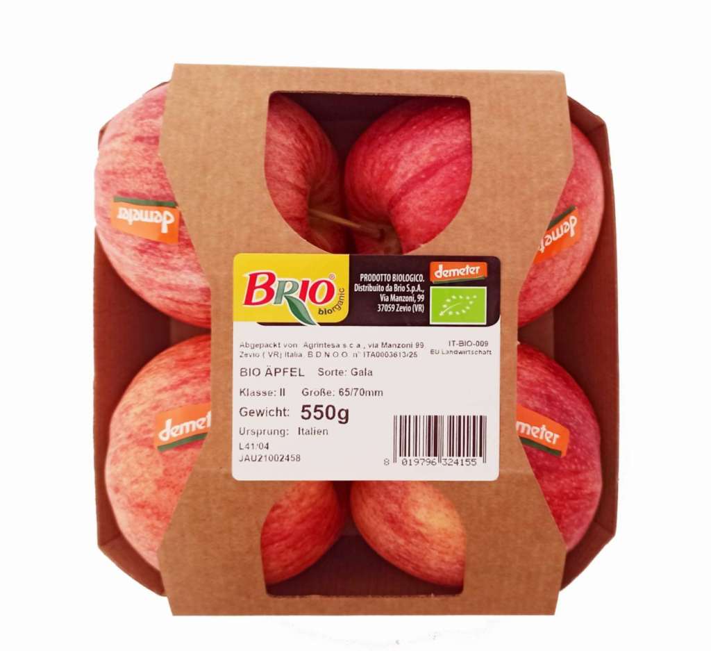 Mele Brio certificate Demeter