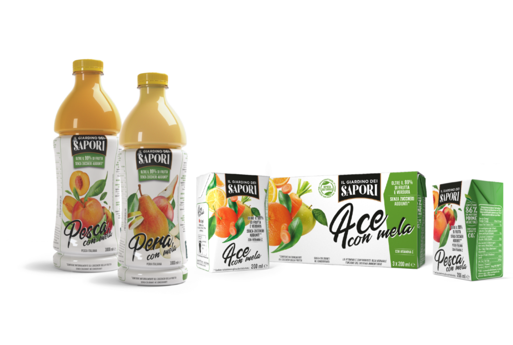 Fruttagel, nuova gamma di bevande frutta premium Il Giardino dei Sapori