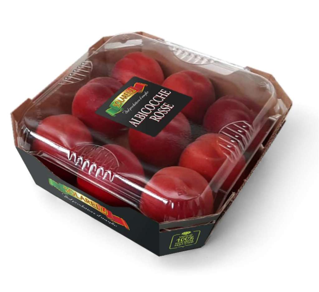 Albicocche rosse a marchio Solarelli