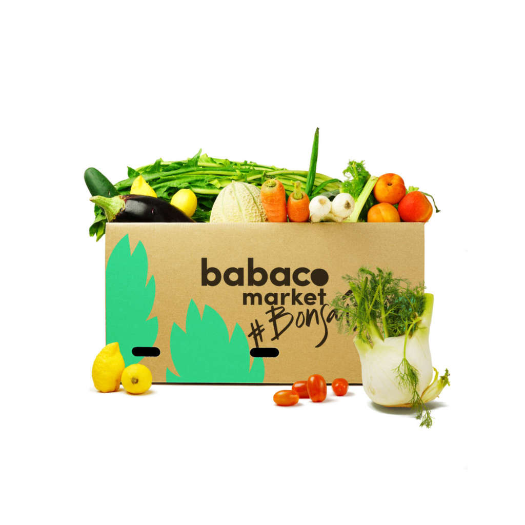 Le box di ortofrutta di Babaco Market