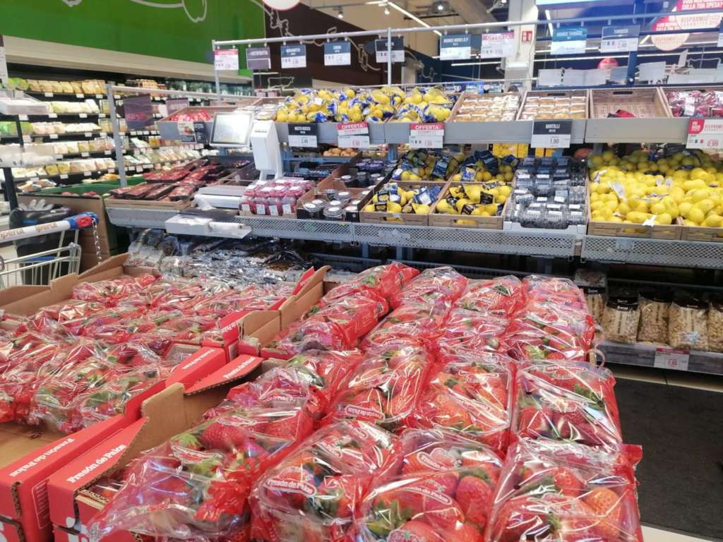 In calo i prezzi delle fragole