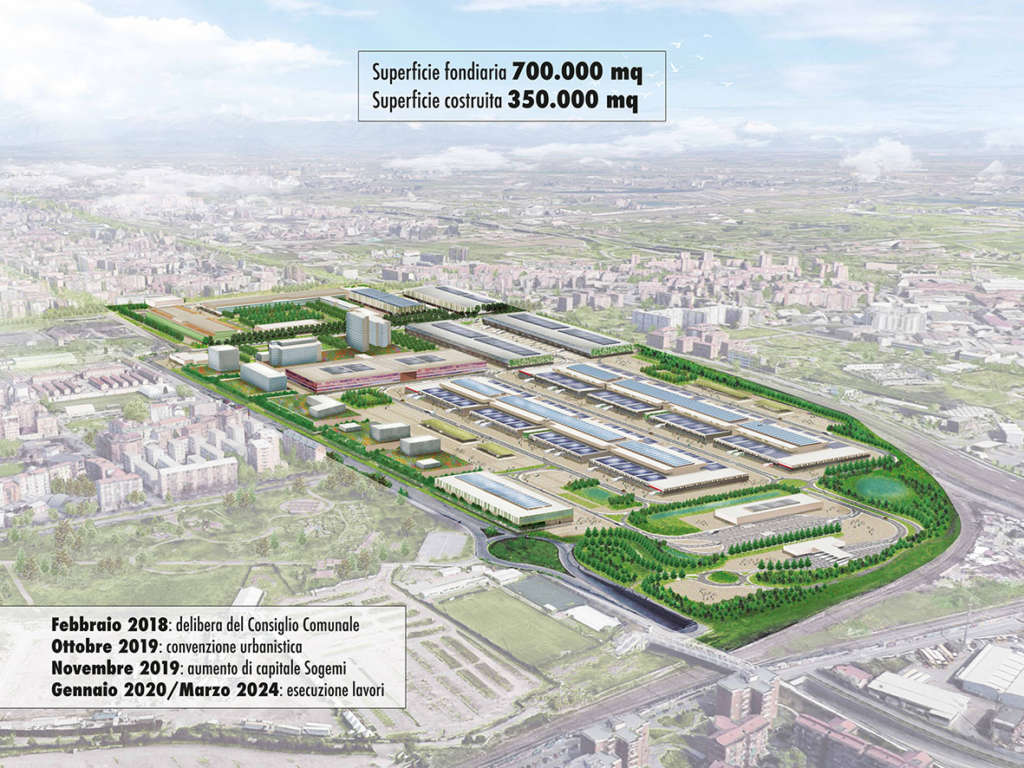 Rendering di Foody 2025, il più importante mercato agroalimentare italiano