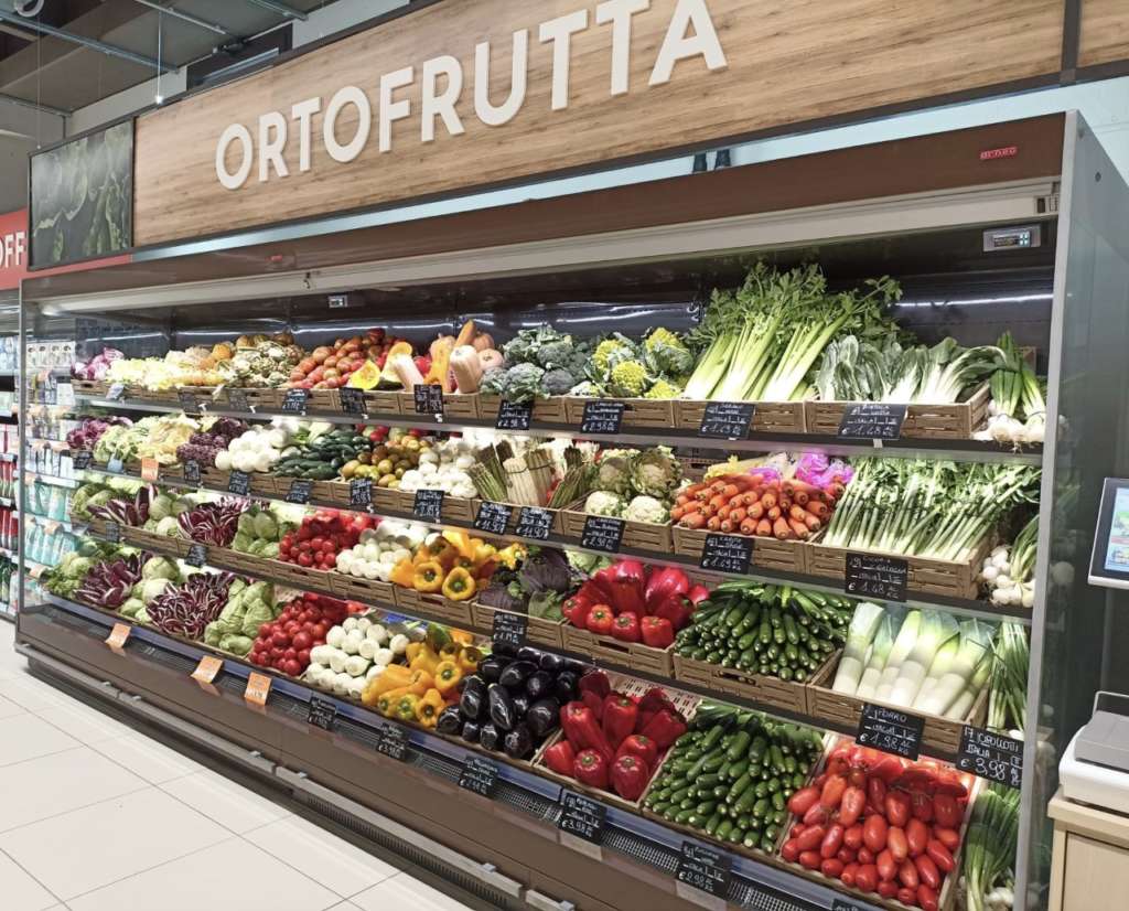 Scendono le quotazioni di frutta e verdura