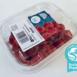 Carton Pack: con Social Plastic diamo valore etico alla plastica #vocidellortofrutta Lamponi Aldi con packaging in Social Plastic