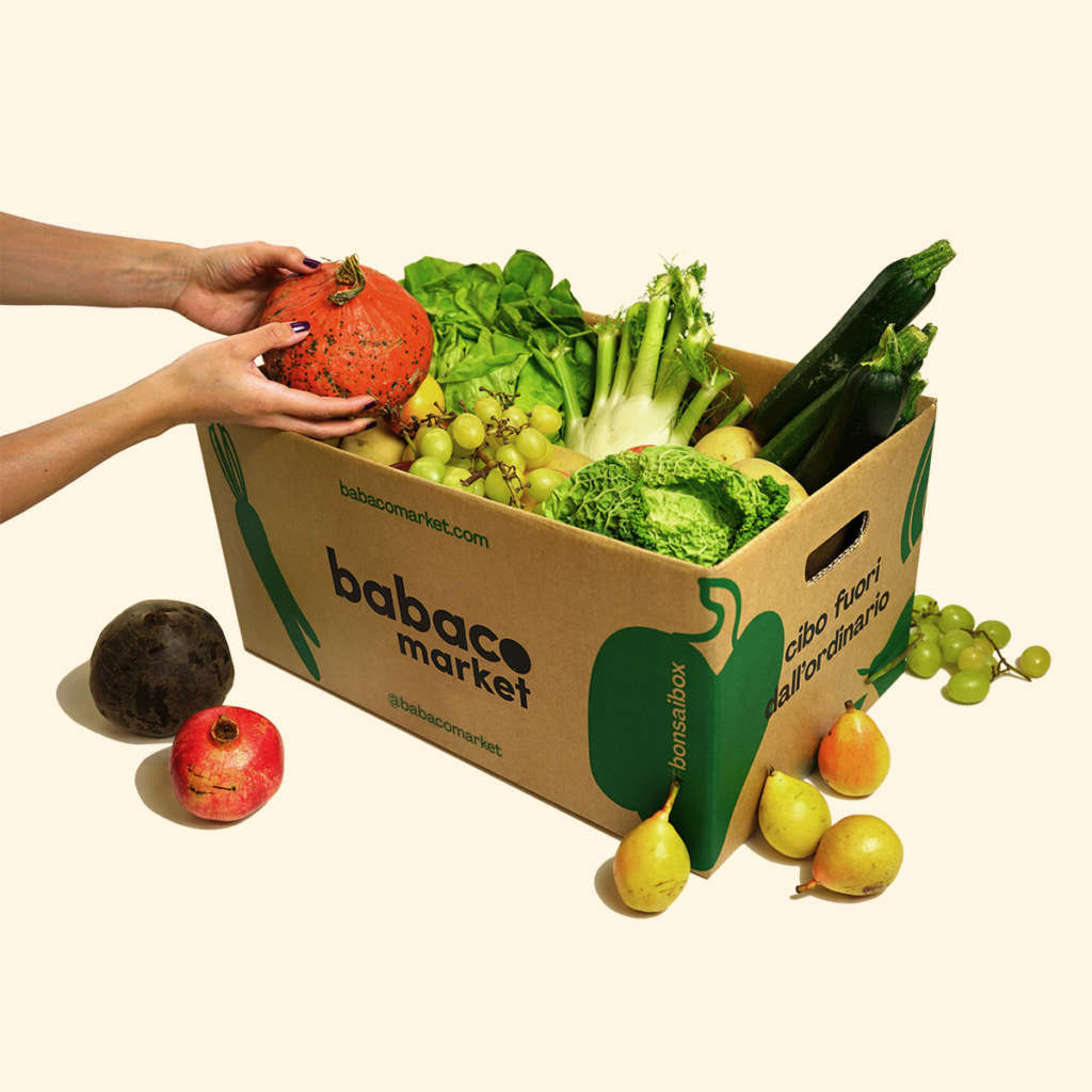 Le box di ortofrutta di Babaco Market