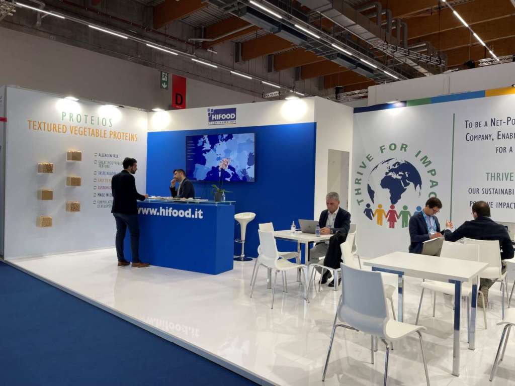 Stand di HI-Food a Iffa 2022, settore plant-based