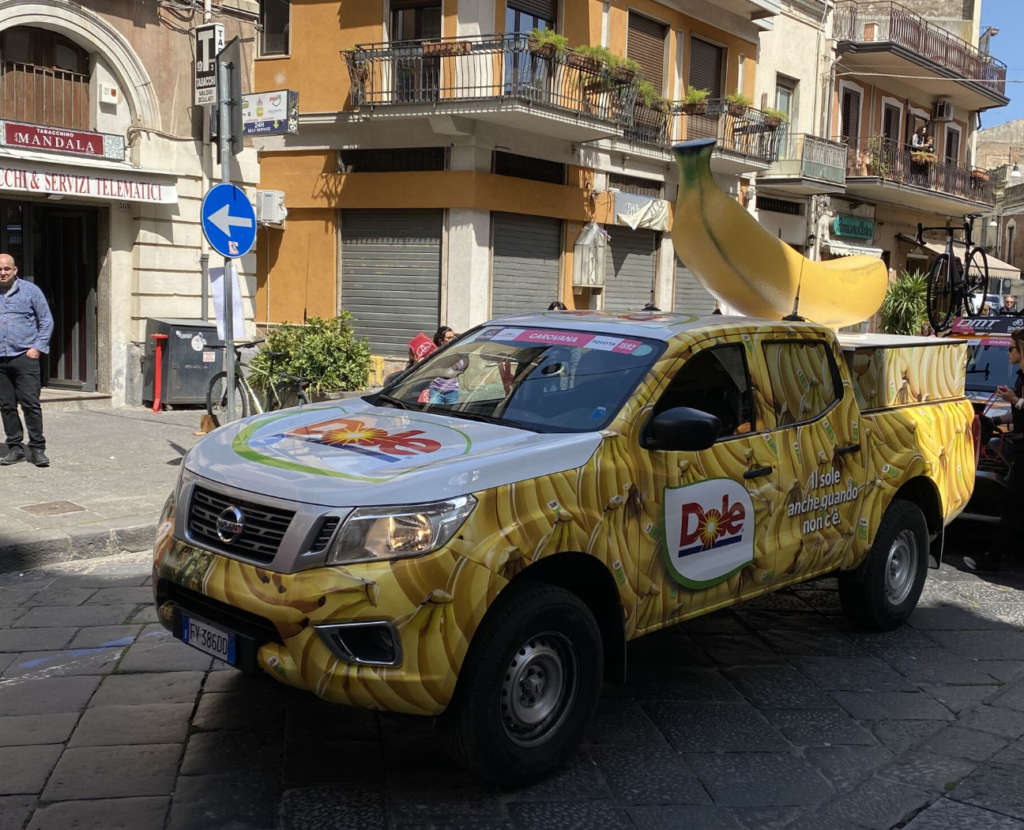 dole giro d'Italia banana