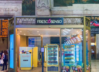 Temporary store in stazione per la frutta in quarta gamma di Fresco Senso Fresco Senso frutta quarta gamma Agribologna