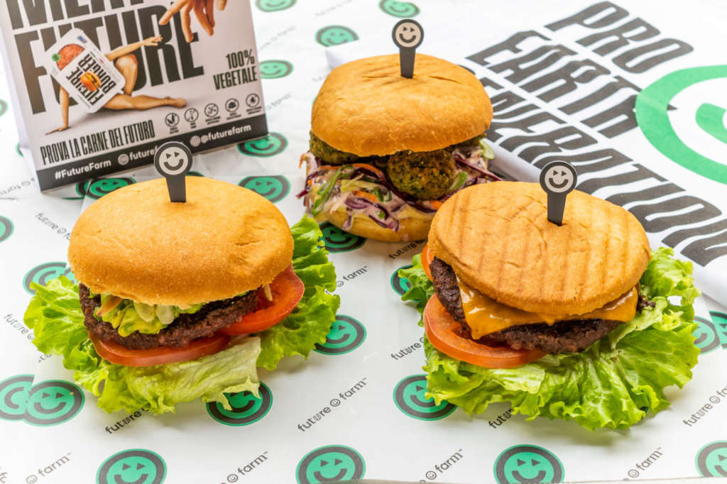 La carne vegetale del futuro di Future Burger di future Farm