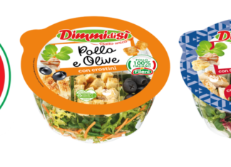 Le due insalatone arricchite Dimmidisì con bollino Fileni