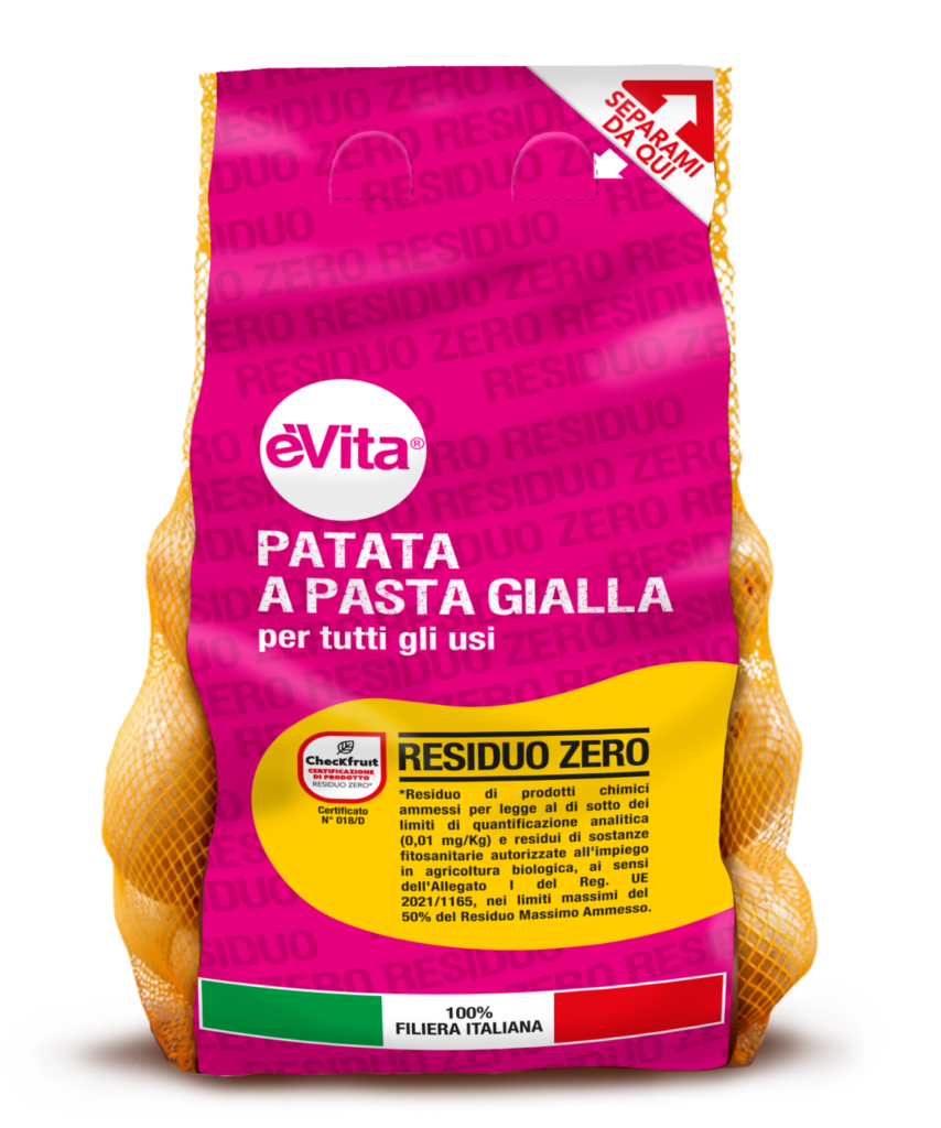 Patate Novelle èVita Residuo Zero prodotte da Romagnoli F.lli