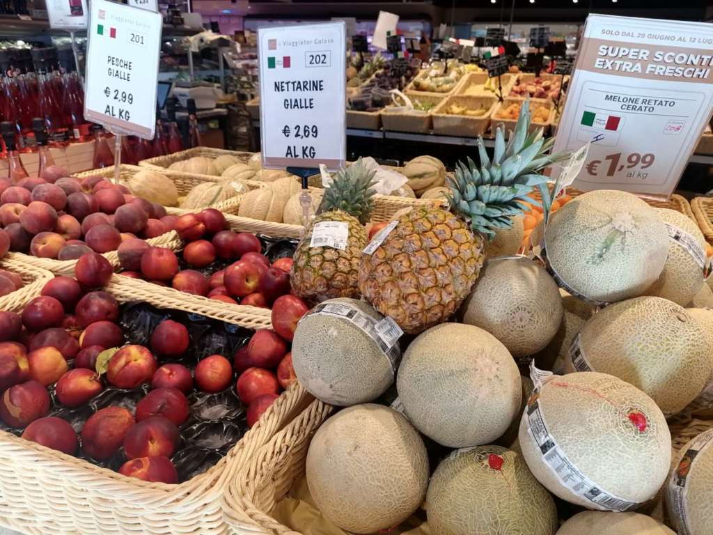 In aumento le quotazioni dei meloni