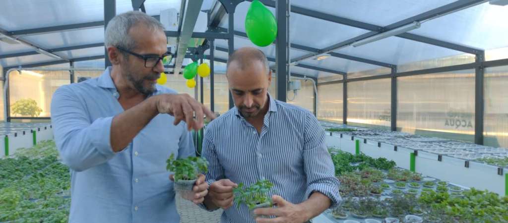 L'ad Bartolomeo Divià (Agricooltur) e il direttore Gianluca Cornelio Meglio (Caat)