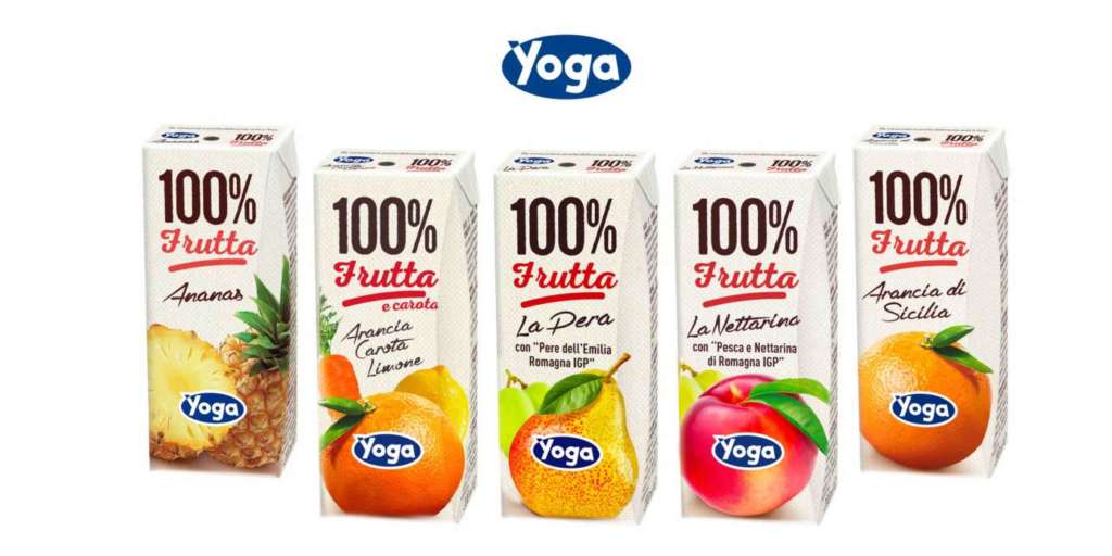 La gamma completa Yoga 100% Frutta