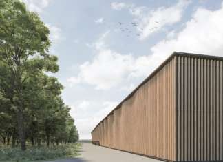 Rendering del nuovo impianto di Cirimido, in provincia di Como