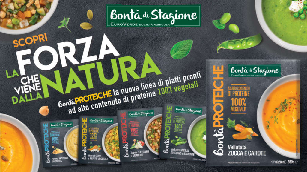 Euroverde, nuova linea Bontà Proteiche del marchio Bontà di stagione