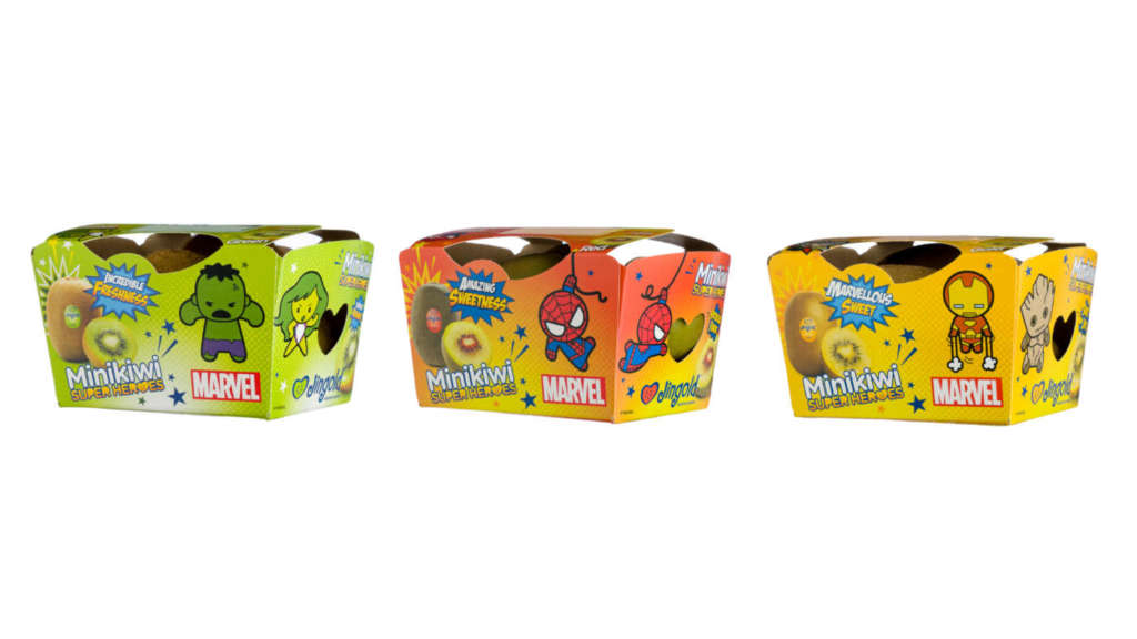 Minikiwi Superheroes Jingold in collaborazione con Marvel