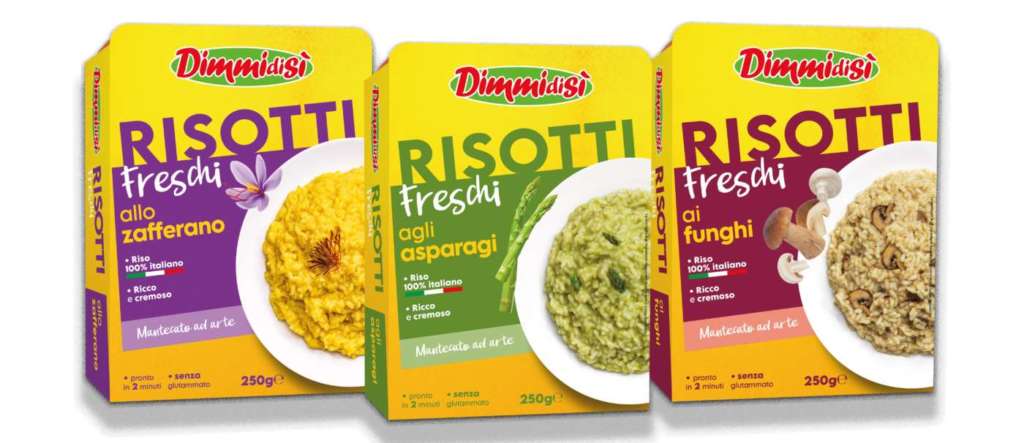 La nuova gamma Risotti Freschi Dimmidisì della Linea Verde