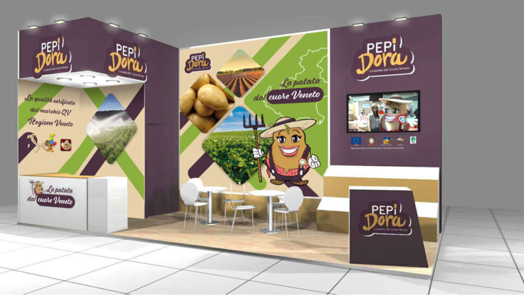 Lo stand del neonato Consorzio dal Cuore Veneto a Marca 2023