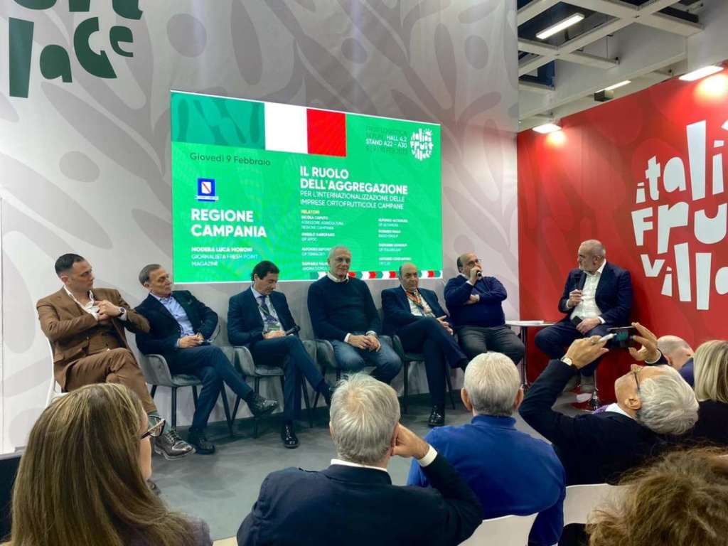 Un evento a Fruit Logistica moderato da Fresh Point con Luca Moroni