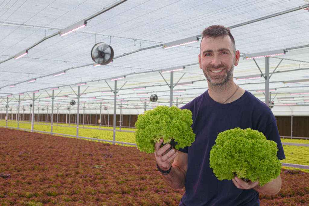 La serra Magic Garden che produce in idroponica