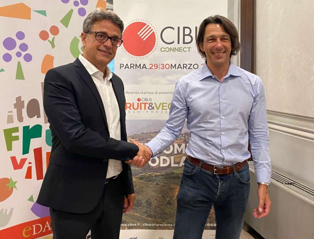 Emilio Ferrara, presidente del Consorzio Edamus e Antonio Cellie, ceo Fiere di Parma