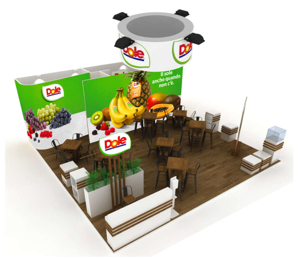 Lo stand di Dole Italia a Macfrut 2023