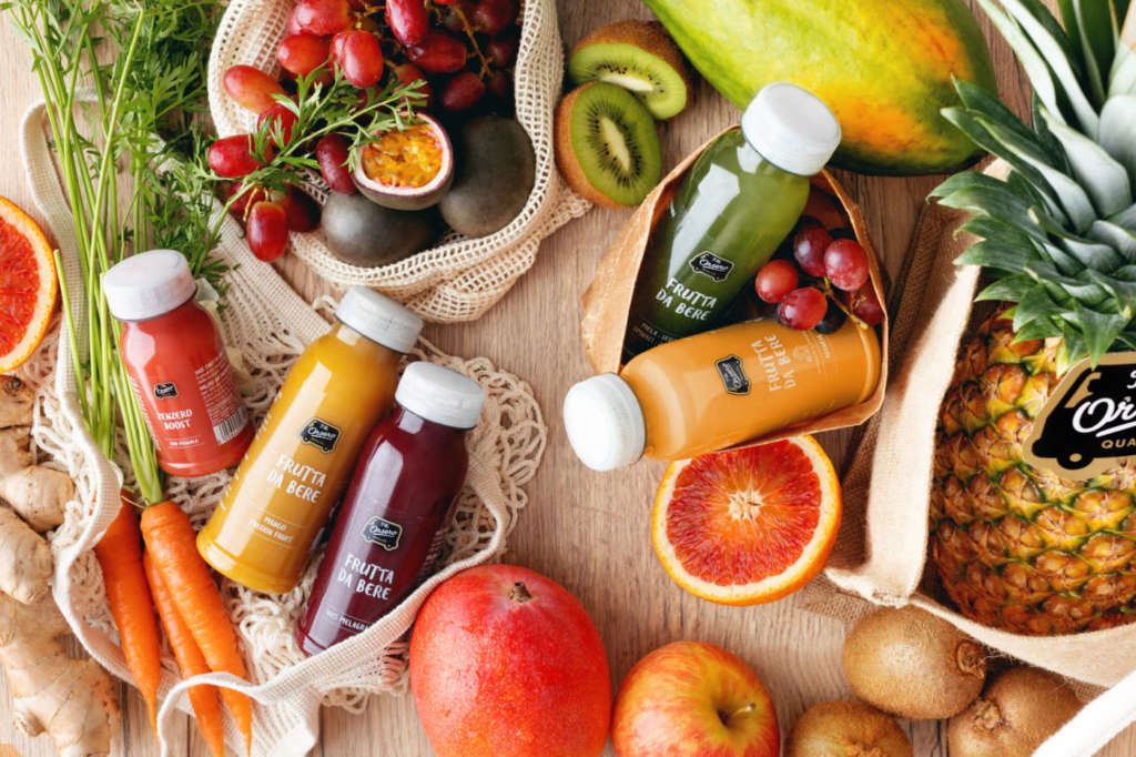 I gusti della Frutta da bere di Orsero
