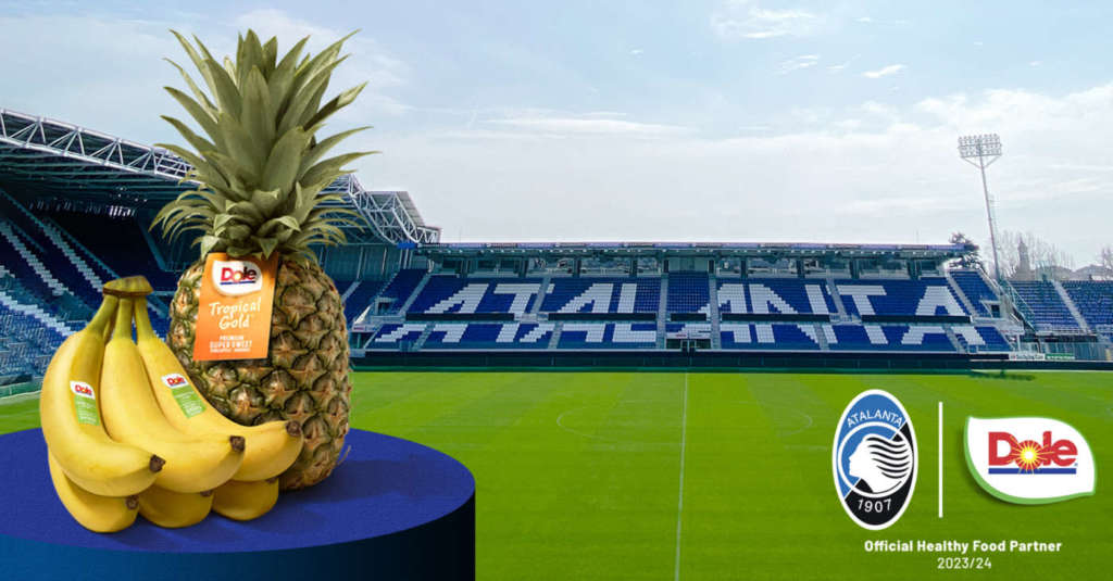 Dole Italia è sponsor dell'Atalanta