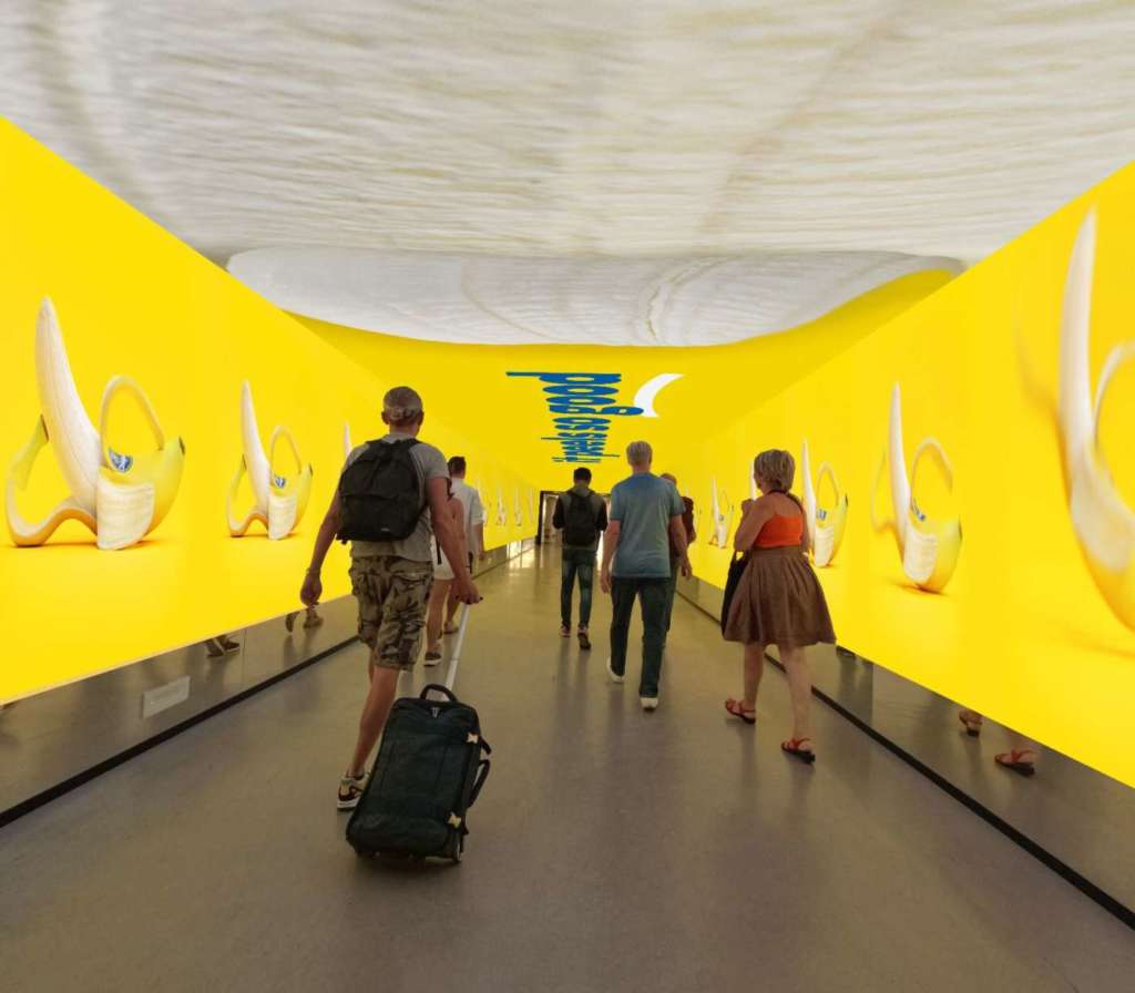 Installazioni campagna Chiquita, Galleria di Firenze