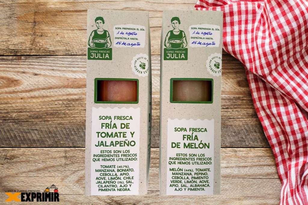 Le zuppe fresche Julia di xExprimir , vincitrici dell'Innovation Award