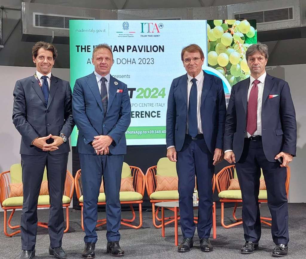 La presentazione a Doha, nel Qatar, di Macfrut 2024