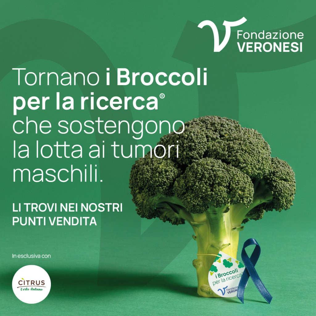 Locandina I Broccoli per la ricerca, un progetto di Fondazione Veronesi