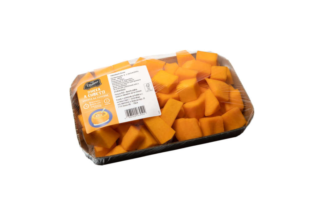Zucca a cubetti Orsero, linea i Pronti da cuocere