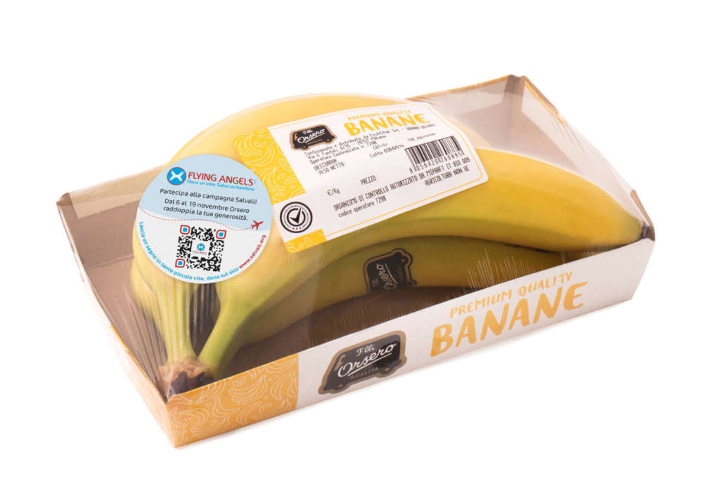 Le banane F.lli Orsero sostengono Flying Angels Foundation