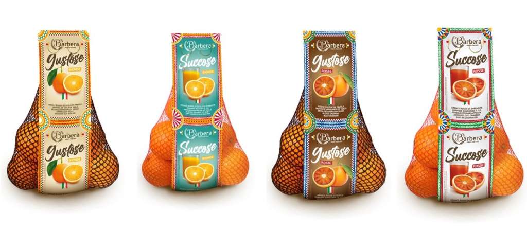 La gamma di arance Barbera, Succose e Gustose, Rosse e Bionde