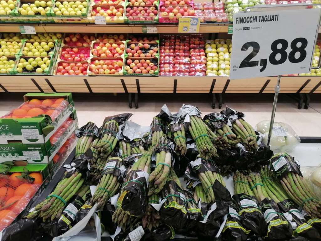Iniziata la commercializzazione degli asparagi verdi