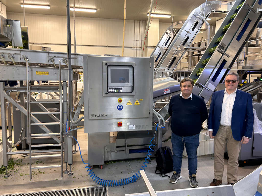 Tino Bellina (Op La Maggiolina) con Gianluca Coloretti di Tomra Food Italia