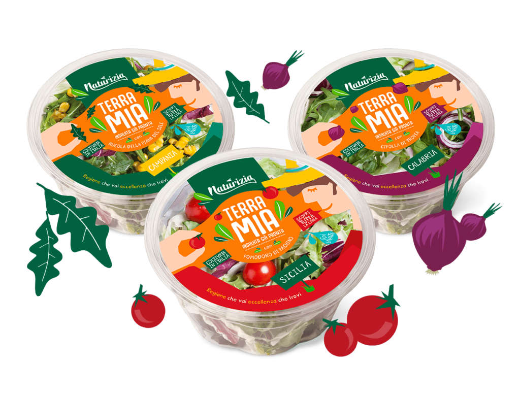 Ciotole insalate linea Terra Mia Naturizia