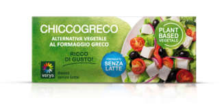 Chiccogreco, il formaggio vegetale proposto da Verys, alternativa al formaggio geco