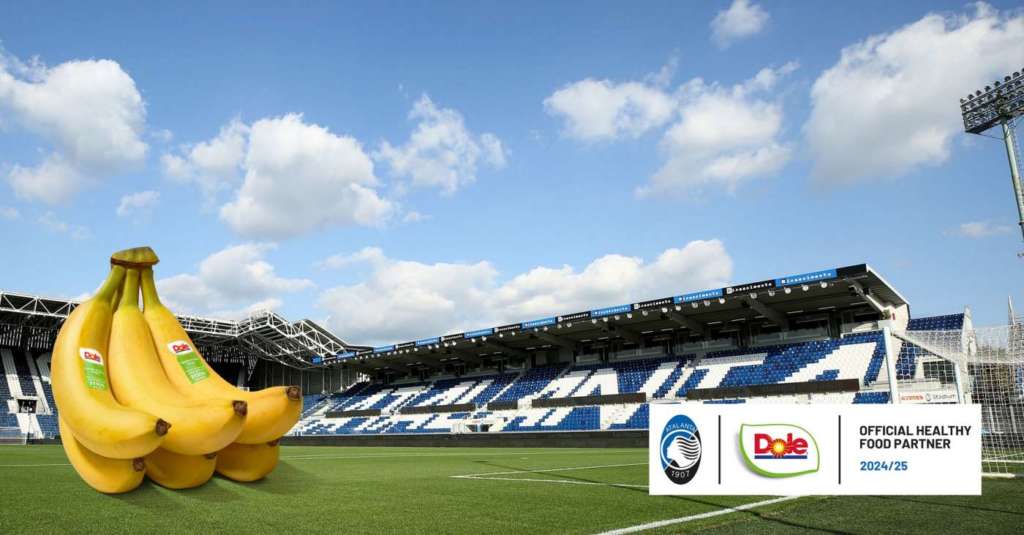 Si rinnova la collaborazione tra Dole Italia e l'Atalanta all'insegna della sana alimentazione